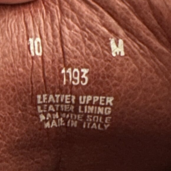 Men’s Skechers Made in Italy Leather Oxfords — Brown — Size 10M - Picture 11 of 13